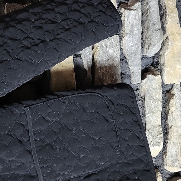 Women's  Black Quilted Jacket Size Small - Picture 5 of 11